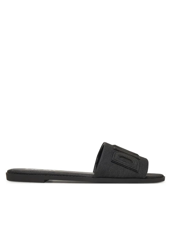 Papucs DKNY, fekete
