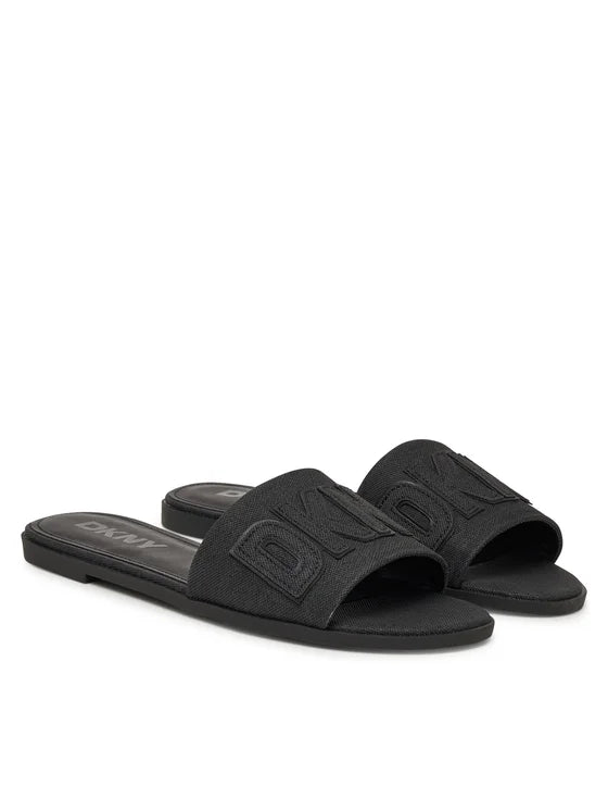 Papucs DKNY, fekete