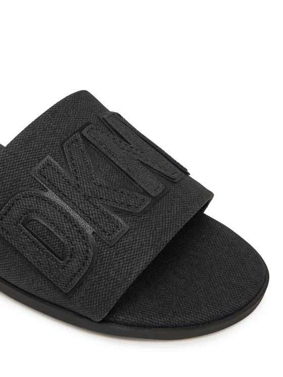 Papucs DKNY, fekete