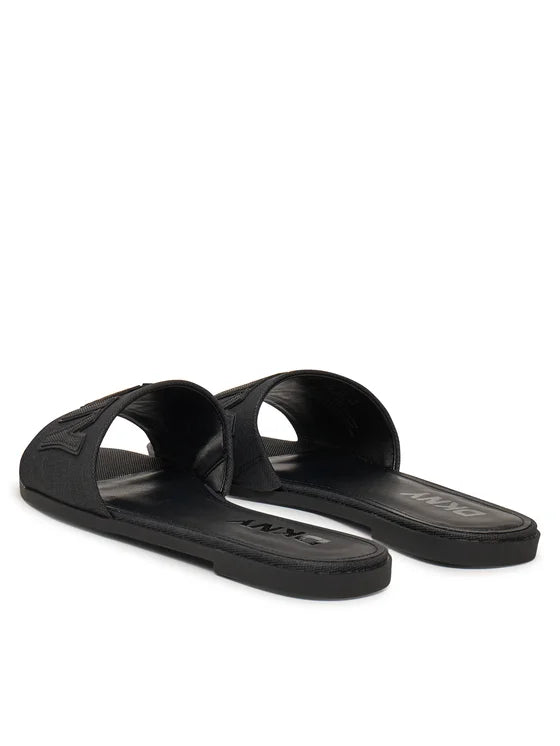 Papucs DKNY, fekete