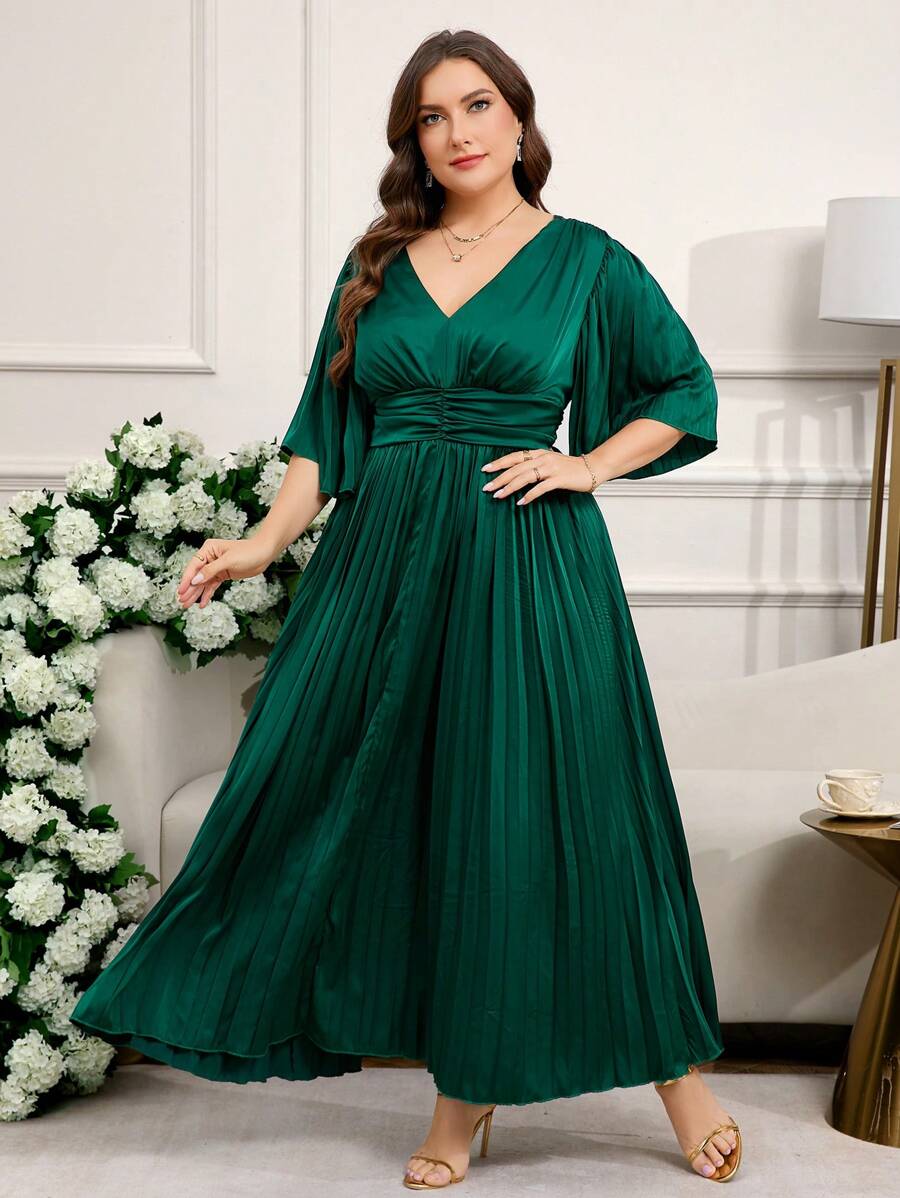 Rochie maxi SHEIN, verde
