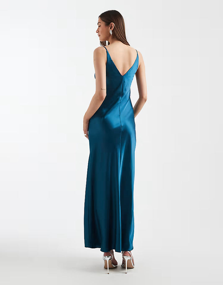 Rochie maxi ASOS, albastru