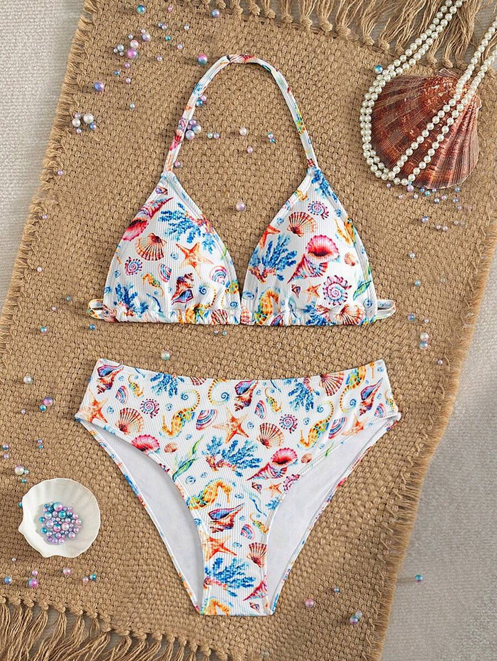 Costum de baie SHEIN, mix culori