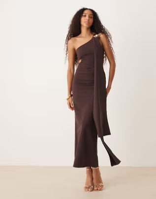 Rochie maxi ASOS, maro