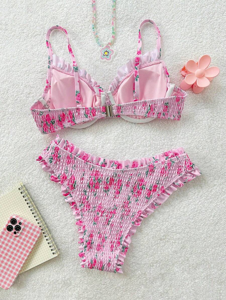 Costum de baie SHEIN, mix culori