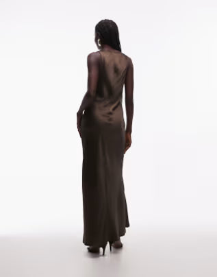 Rochie maxi ASOS, maro