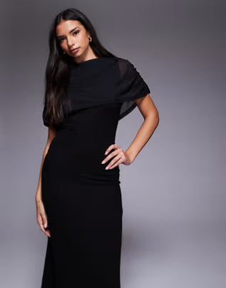 Rochie maxi ASOS, negru