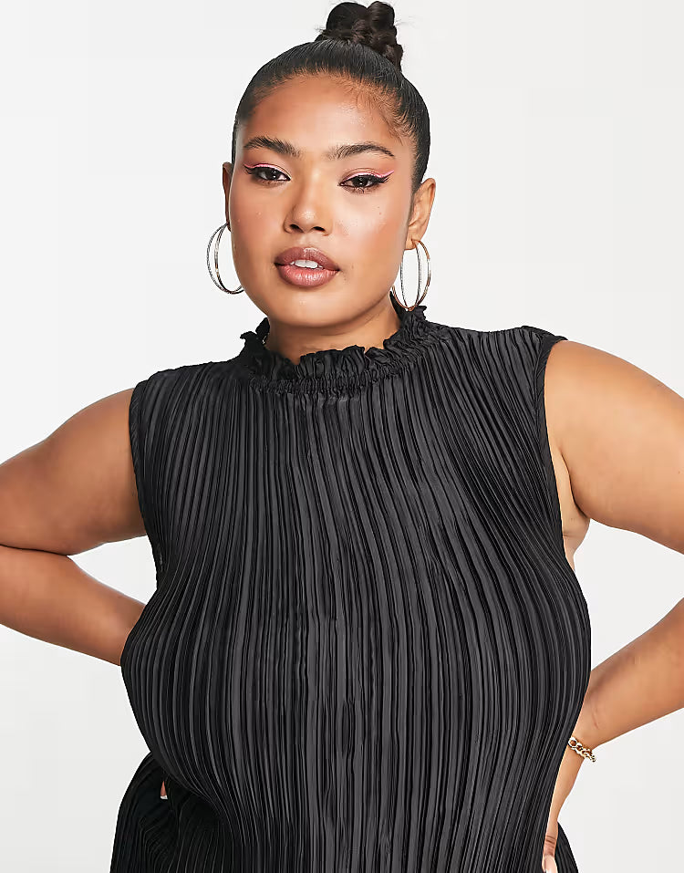 Rochie midi ASOS, negru