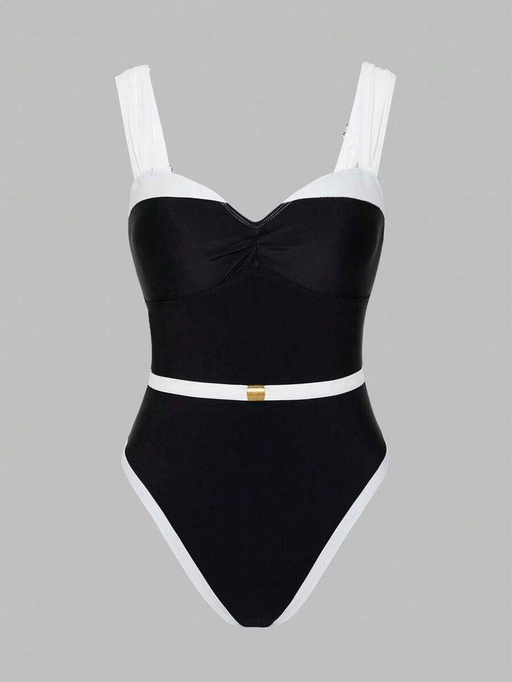 Costum de baie întreg SHEIN, negru