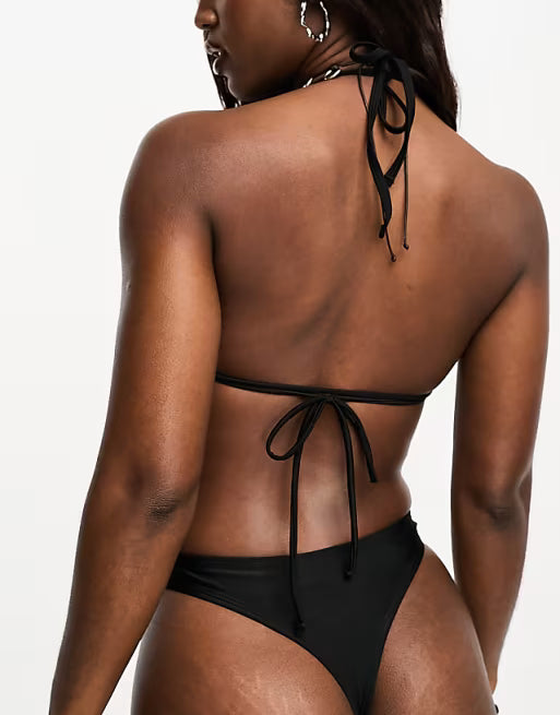 Costum de baie întreg COLLUSION, negru