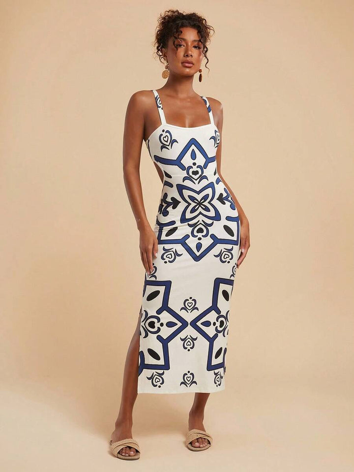 Rochie midi SHEIN, mix culori