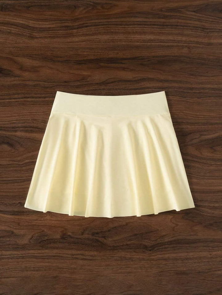 SHEIN skorts, yellow