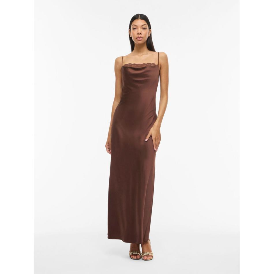 Rochie maxi VILA, maro