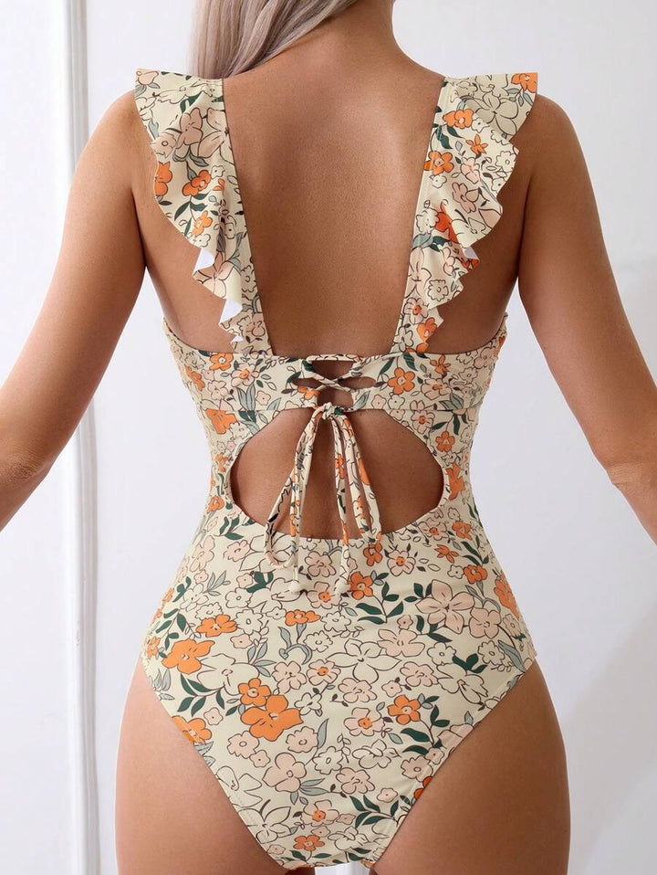 Costum de baie întreg SHEIN, mix culori