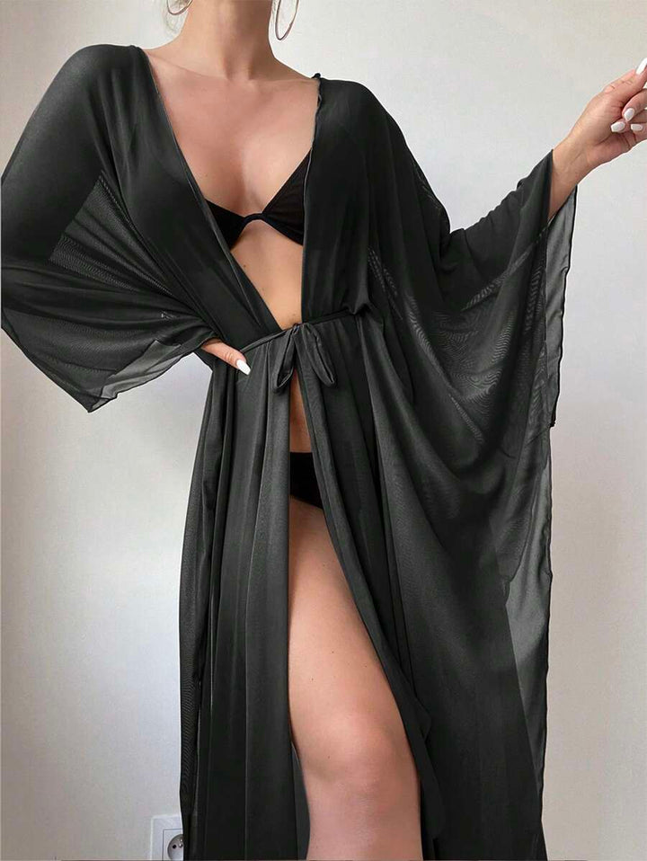 SHEIN kimonó, fekete