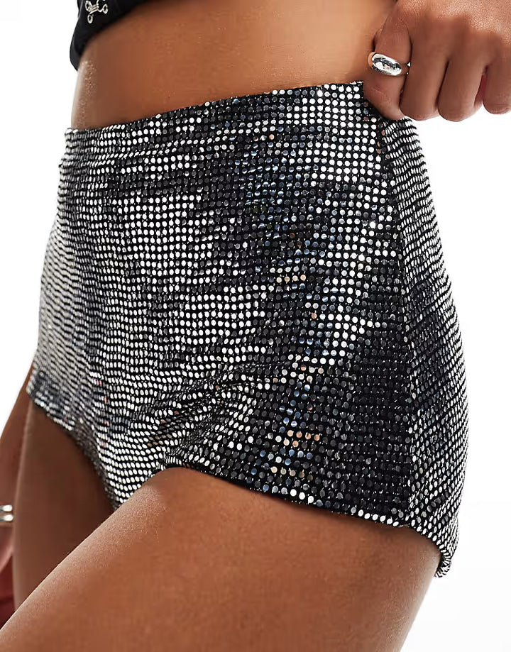 Pantaloni scurți MONKI, negru