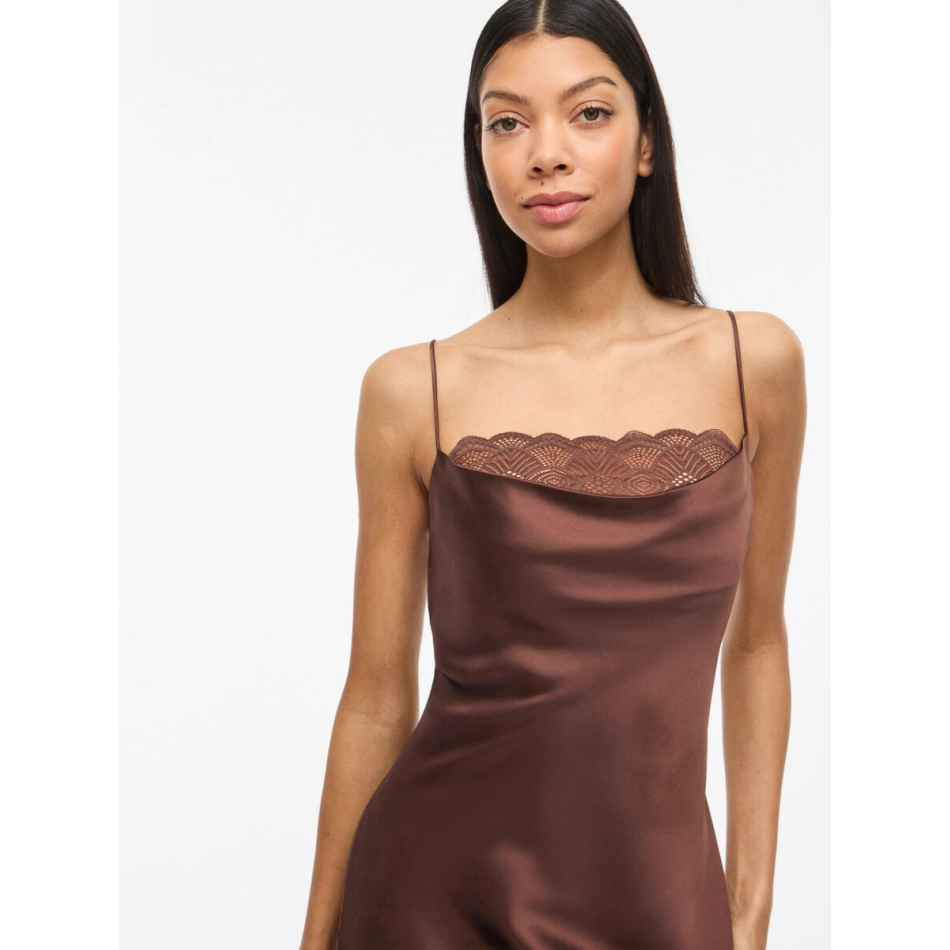 Rochie maxi VILA, maro