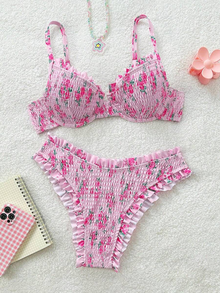 Costum de baie SHEIN, mix culori