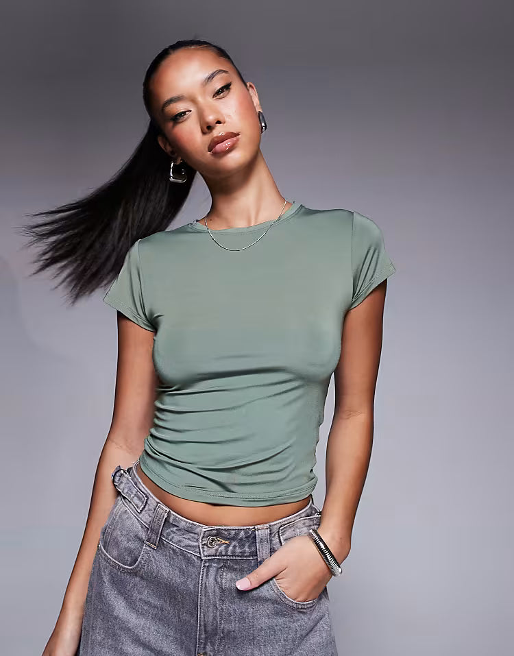 Tricou ASOS, kaki
