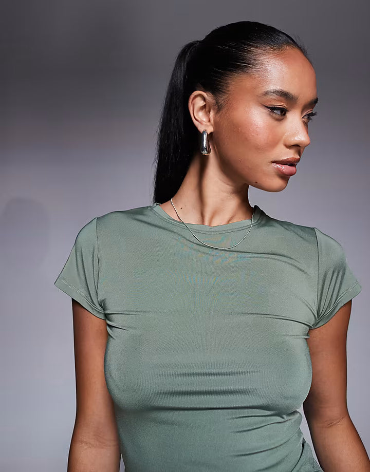 Tricou ASOS, kaki