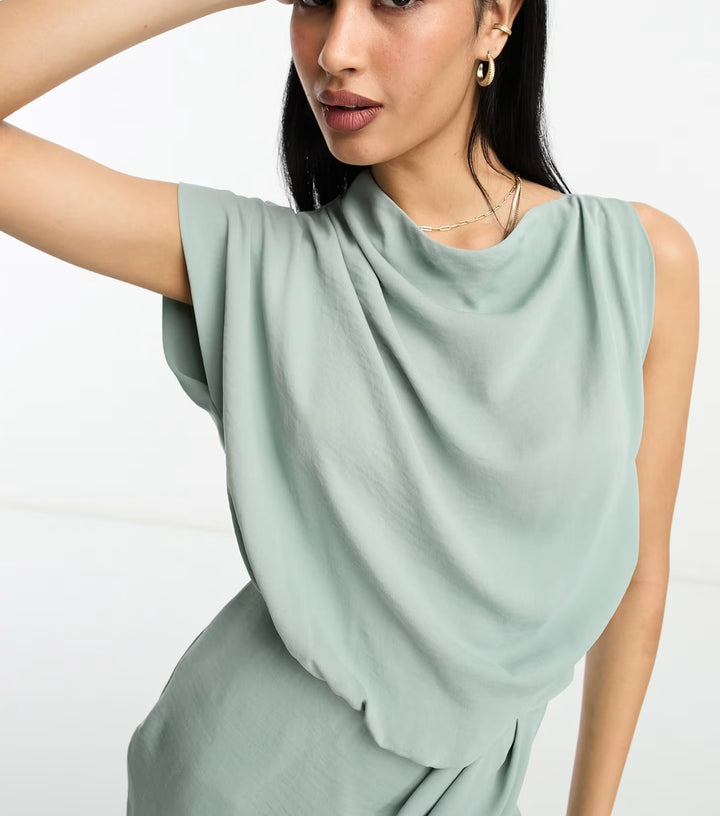 Rochie mini ASOS, verde