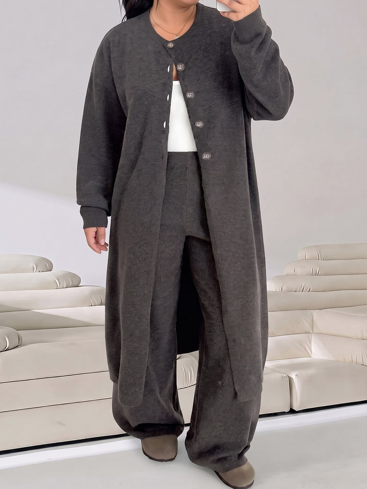 Cardigan SHEIN, maro