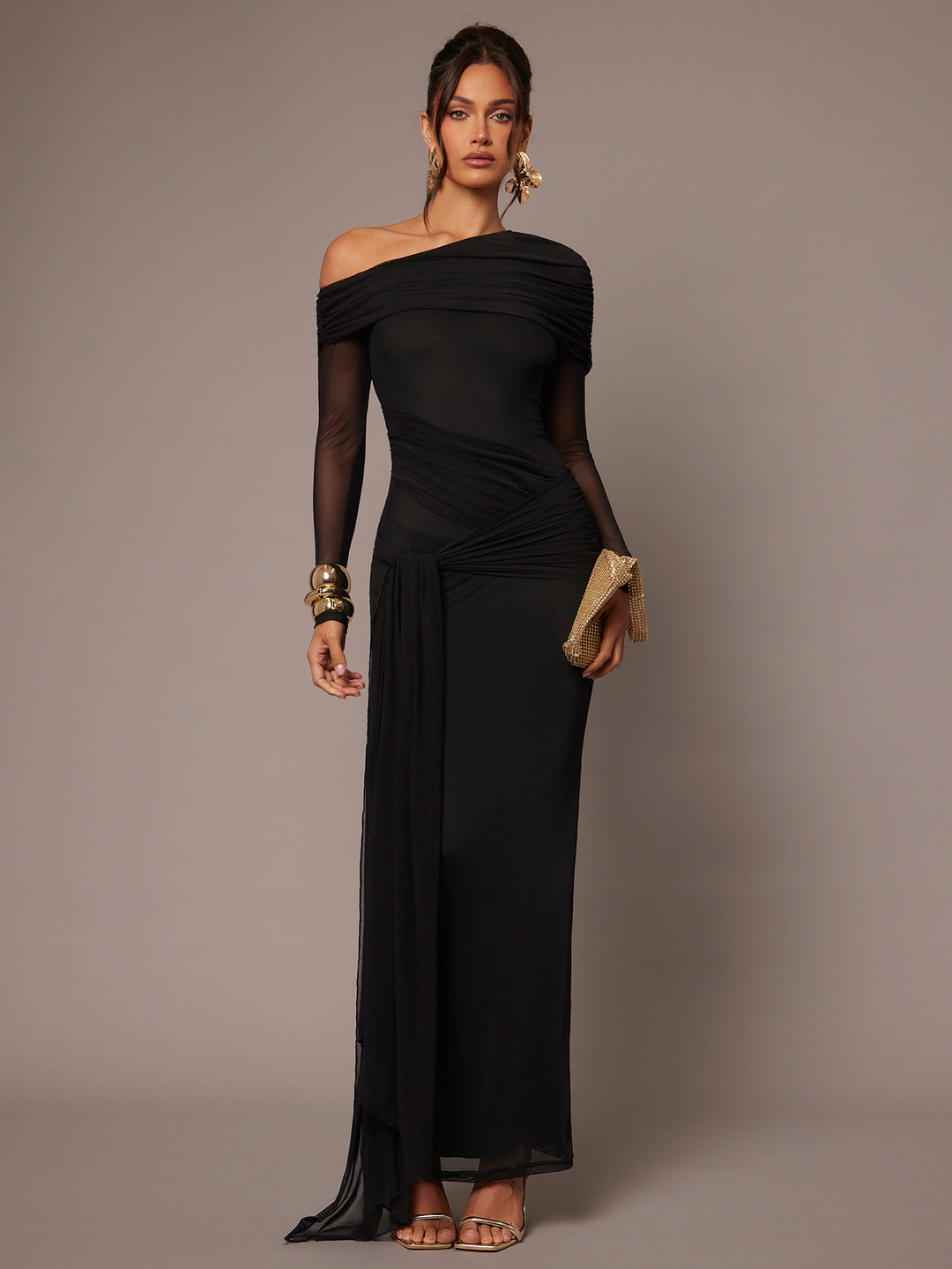 Rochie maxi SHEIN, negru
