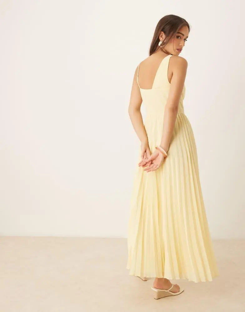 Rochie maxi ASOS, galben