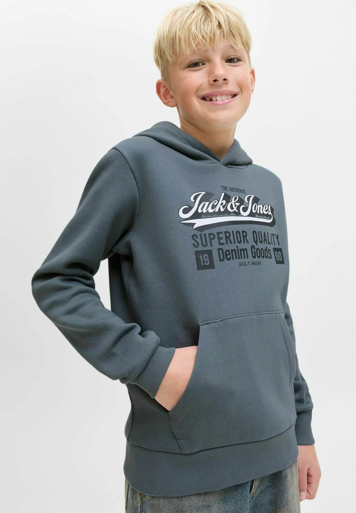 Kapucnis pulóver JACK&JONES, kék