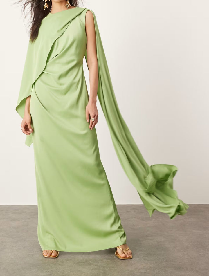 ASOS maxi ruha, zöld