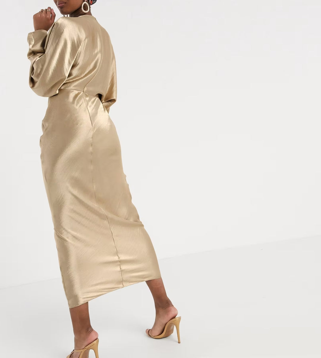 Rochie maxi Asos, bej