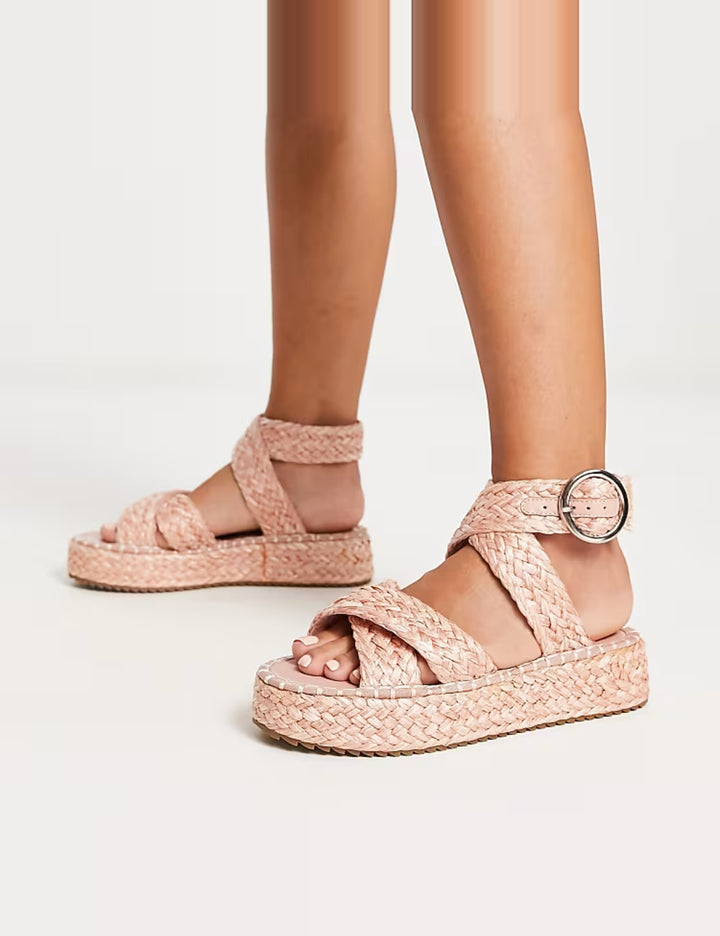 ASOS espadrilles, pink