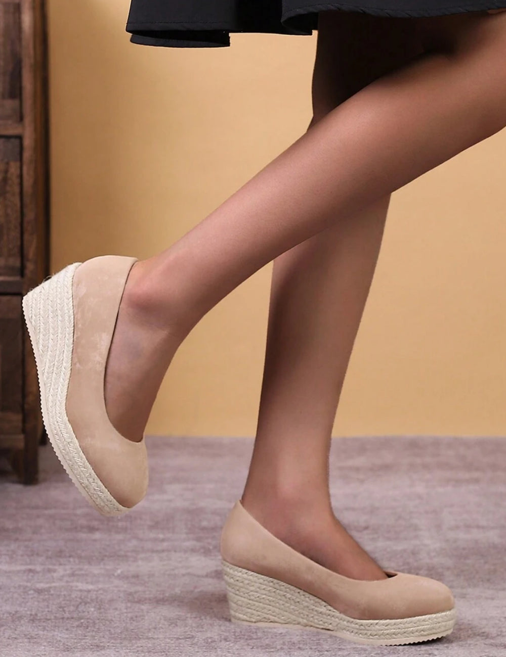 Espadrille SHEIN, bézs