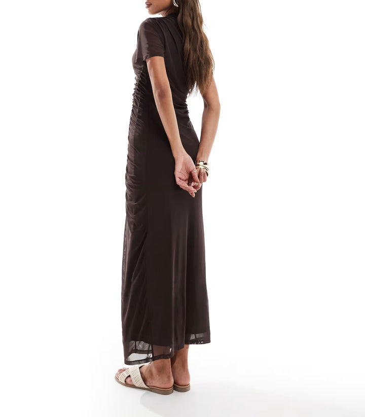 Rochie maxi ASOS, maro