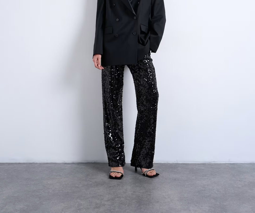Pantaloni Topshop, negru