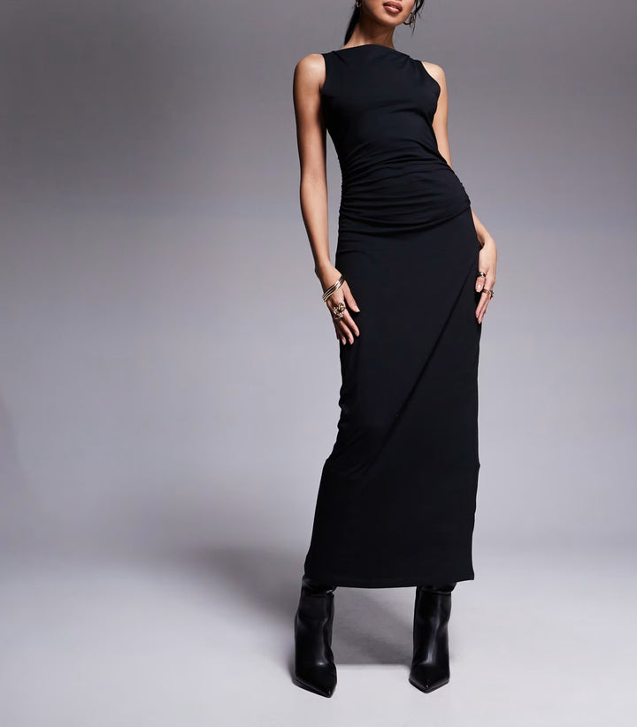 Rochie maxi ASOS, negru