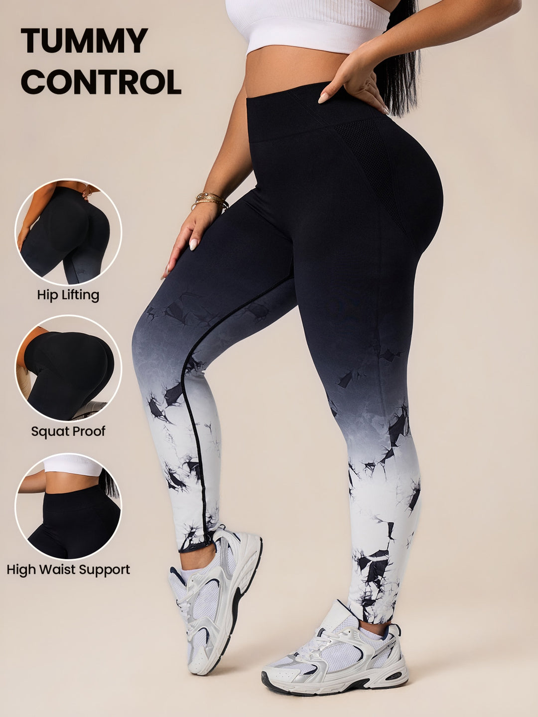 Colanti SHEIN, negru