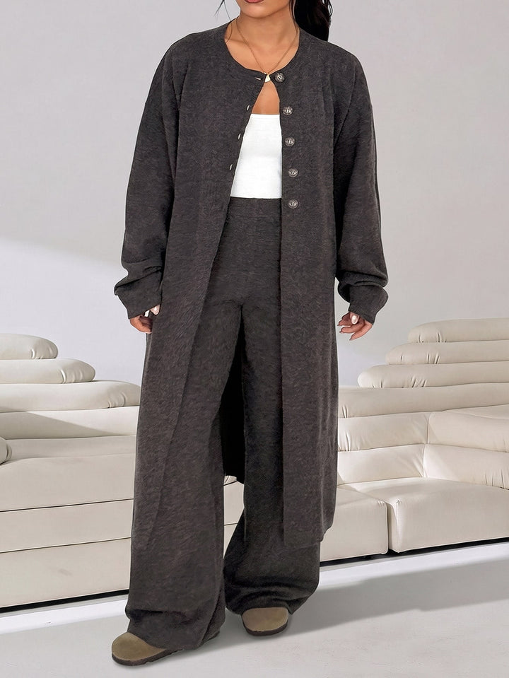 Cardigan SHEIN, maro
