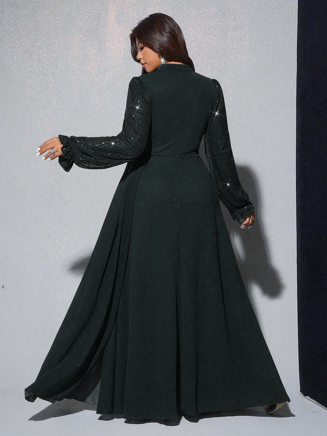 Rochie maxi SHEIN, negru