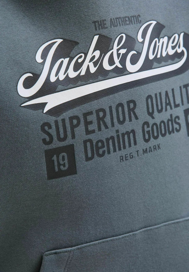 Kapucnis pulóver JACK&JONES, kék