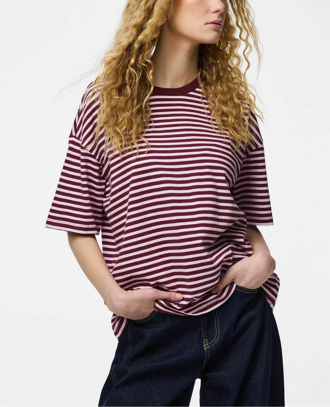 Tricou PIECES, mix culori