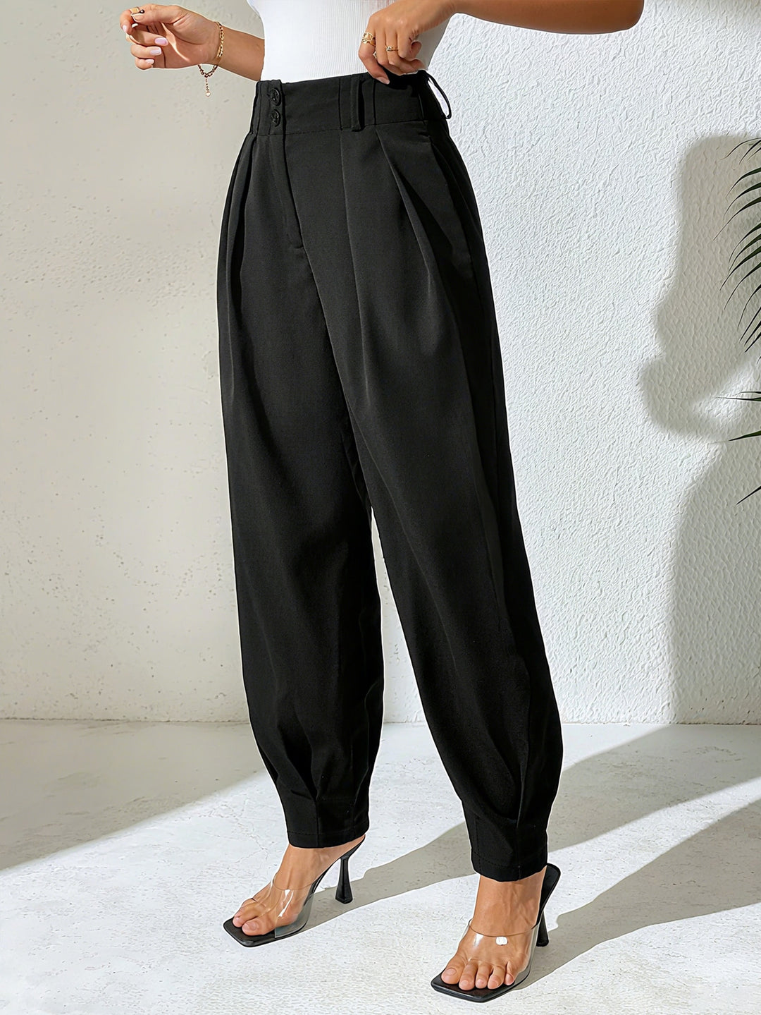 Pantaloni SHEIN, negru