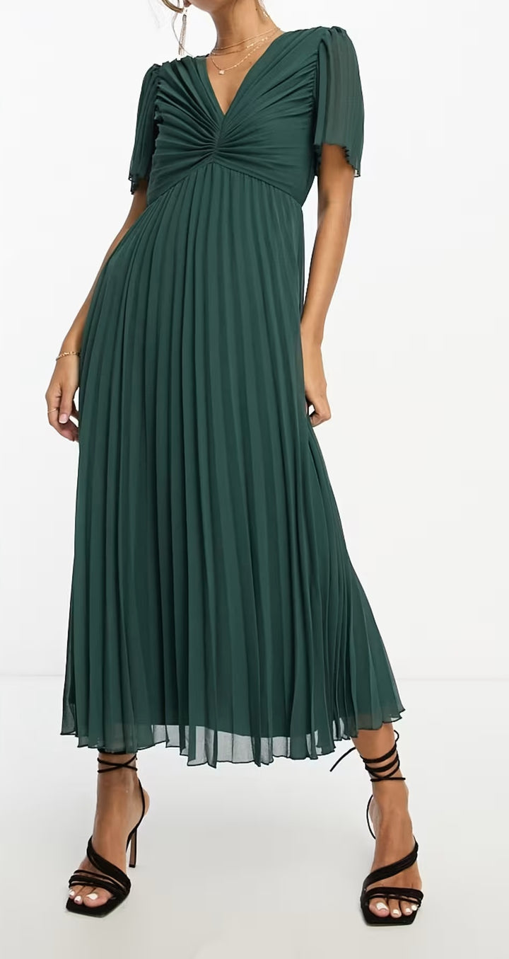 ASOS zöld midiruha