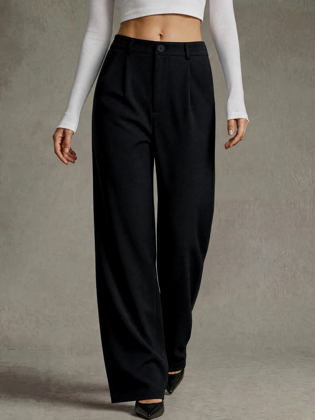 Pantaloni SHEIN, negru