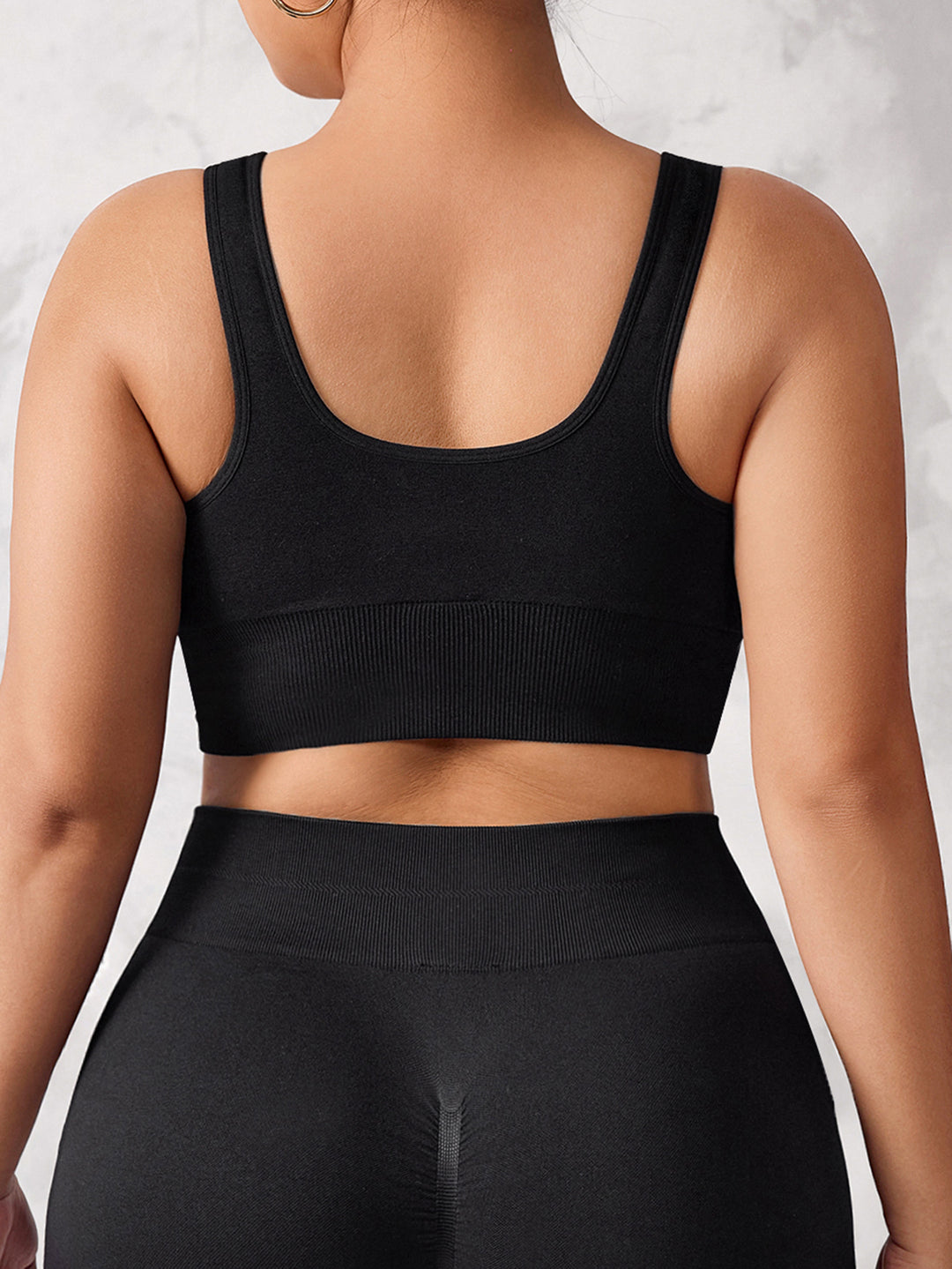 Sutien sport SHEIN, negru