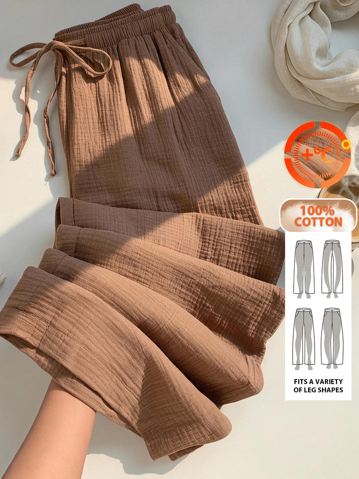 Pantaloni SHEIN, maro