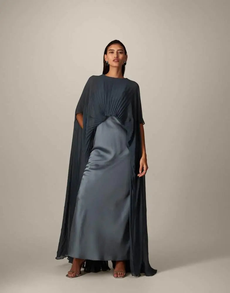 Rochie maxi ARRANGE, albastru