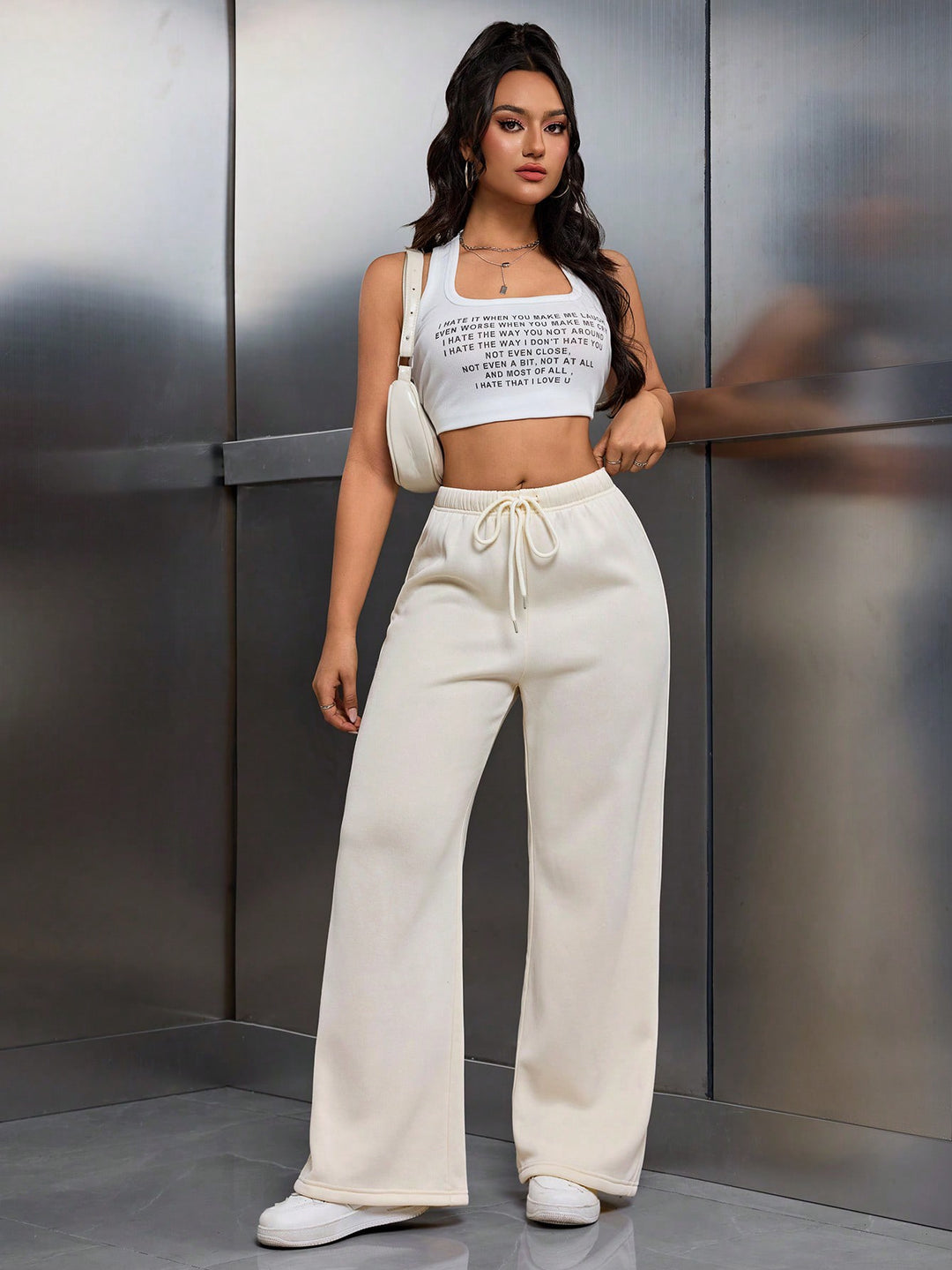 Pantaloni SHEIN, bej