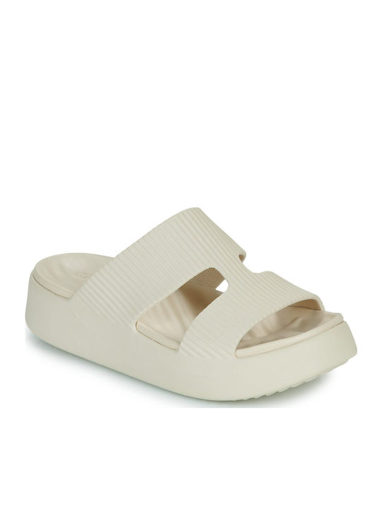 Papucs Crocs, bézs