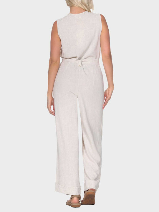 ONLY hosszú jumpsuit, bézs